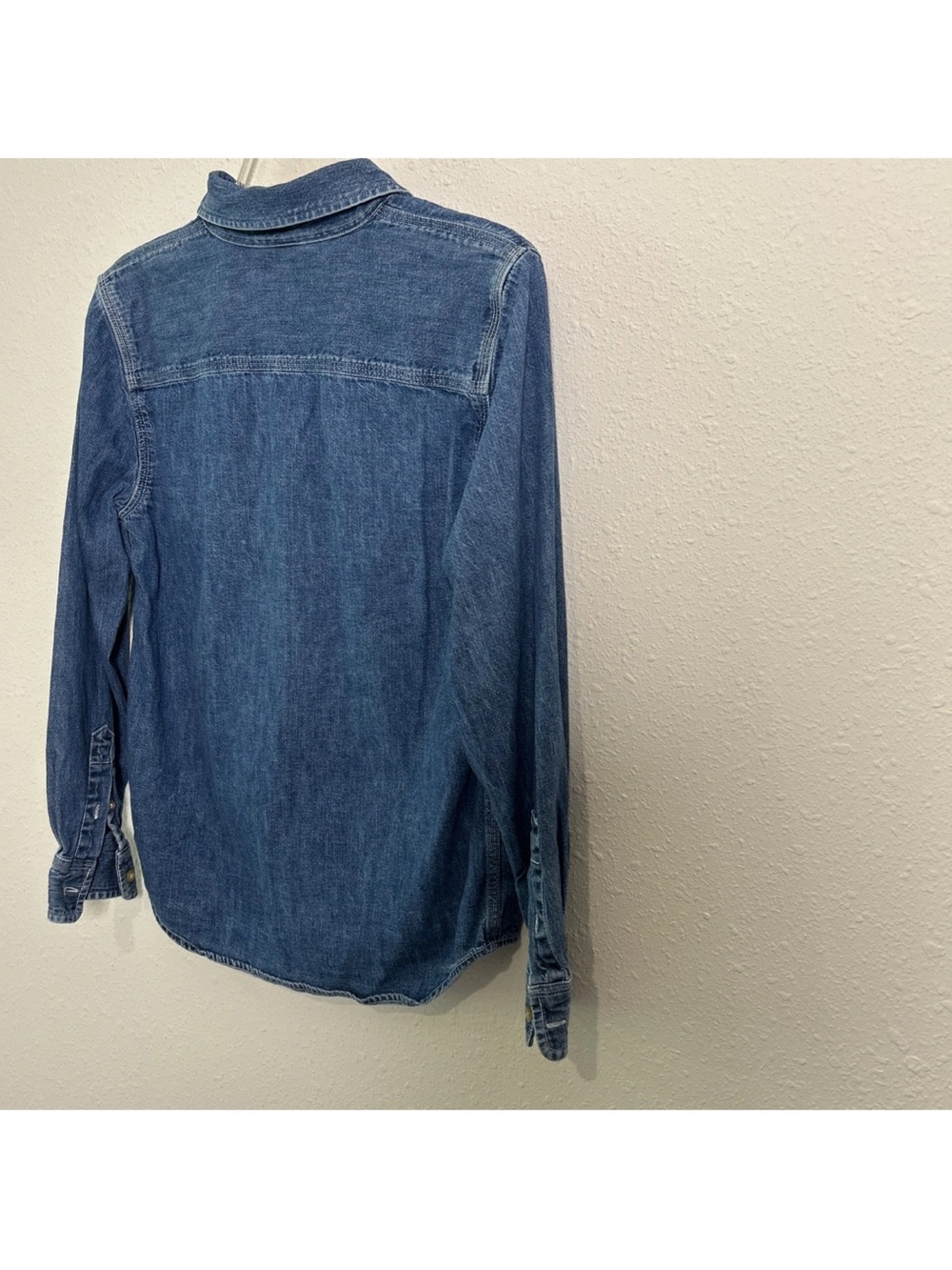 Ralph Lauren Women’s XS Casual Blue Denim Long Sleeve Button Up Shirt Cowgirl - Picture 11 of 16